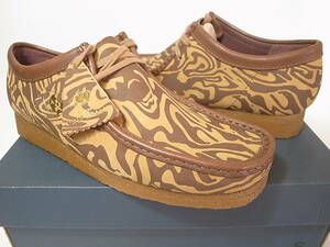 【送料無料 即決】Clarks Originals x Wu Wear 別注 限定コラボ WallabeeWW Lo 27cm 新品 ワラビーWu-Tang Clanウータンクラン 茶 ブラウン