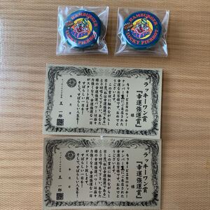 ラッキーピエロ 缶バッジ 2個
