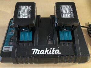 マキタ　MAKITA　リチウムイオンバッテリー　BL1860B 18V6.0Ah 2個 ＋ 充電器DC18RD　セット