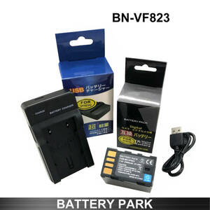 JVC BN-VF823　互換バッテリーと互換充電器 AA-VF8 GS-TD1 GY-HM150 GY-HM175 JY-HM70 JY-HM90