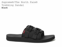 送料無料 新品 US10 28cm Supreme The North Face Trekking Sandal Black 黒 ブラック シュプリーム ノースフェイス トレッキング サンダル_画像2