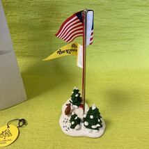 【 デパートメント 56 】ビレッジ フラッグ ポール 旗 / Village Flag Pole / Department56 / アメリカ 廃番 絶版 スノービレッジ 509-6_画像3