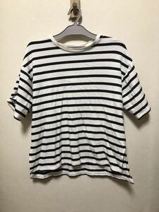 ニコアンド　ボーダーTシャツ 半袖Tシャツ レディース　サイズ4