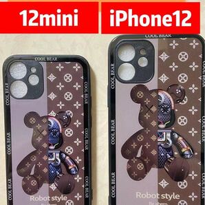 iPhone12/12miniケース レンズ保護 強化ガラスケース 耐衝撃 軽量