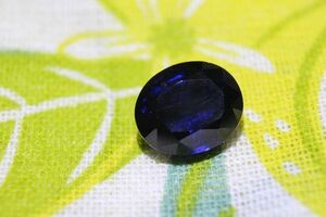 ＹＡＧタンザナイト カラー 合成人造宝石ヤグ ９．４６ct★