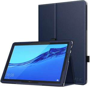 BLACK+BROWN ATiC Huawei MediaPad T5 10 ケース 新型 タブレット保護カバー NEWモデル 