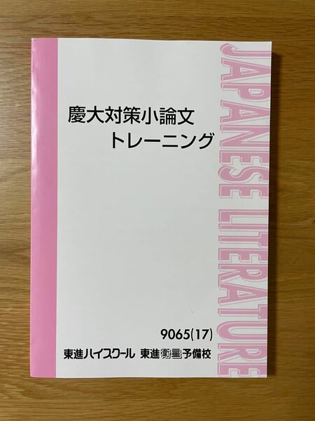 慶大対策小論文トレーニング　東進テキスト