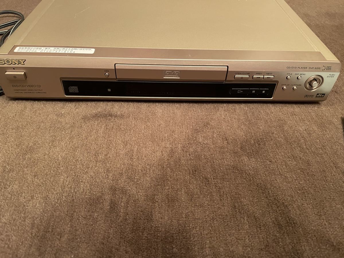 SONY DVP-S313 DVDデッキ (ゴールド) SONY DVP-S313 CD DVDプレーヤー