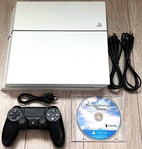  〈良品・動作確認済み〉PS4 プレイステーション4 CUH-1200A グレイシャーホワイト 500GB＋グランブルーファンタジー PlayStation プレステ 