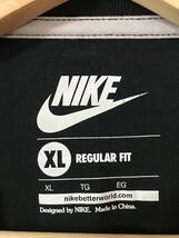 239☆【NIKE AIR FORCE1 プリントTシャツ】NIKE ナイキ エアフォースワン XL 黒_画像4