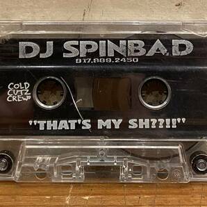 ◇自主制作カセットテープ◇DJ Spinbad スピンバッド/That's My Sh??!!◇Nice & Smooth/Zhigge/クラブ/HIPHOP※2000本限定/ジャケット欠の画像2