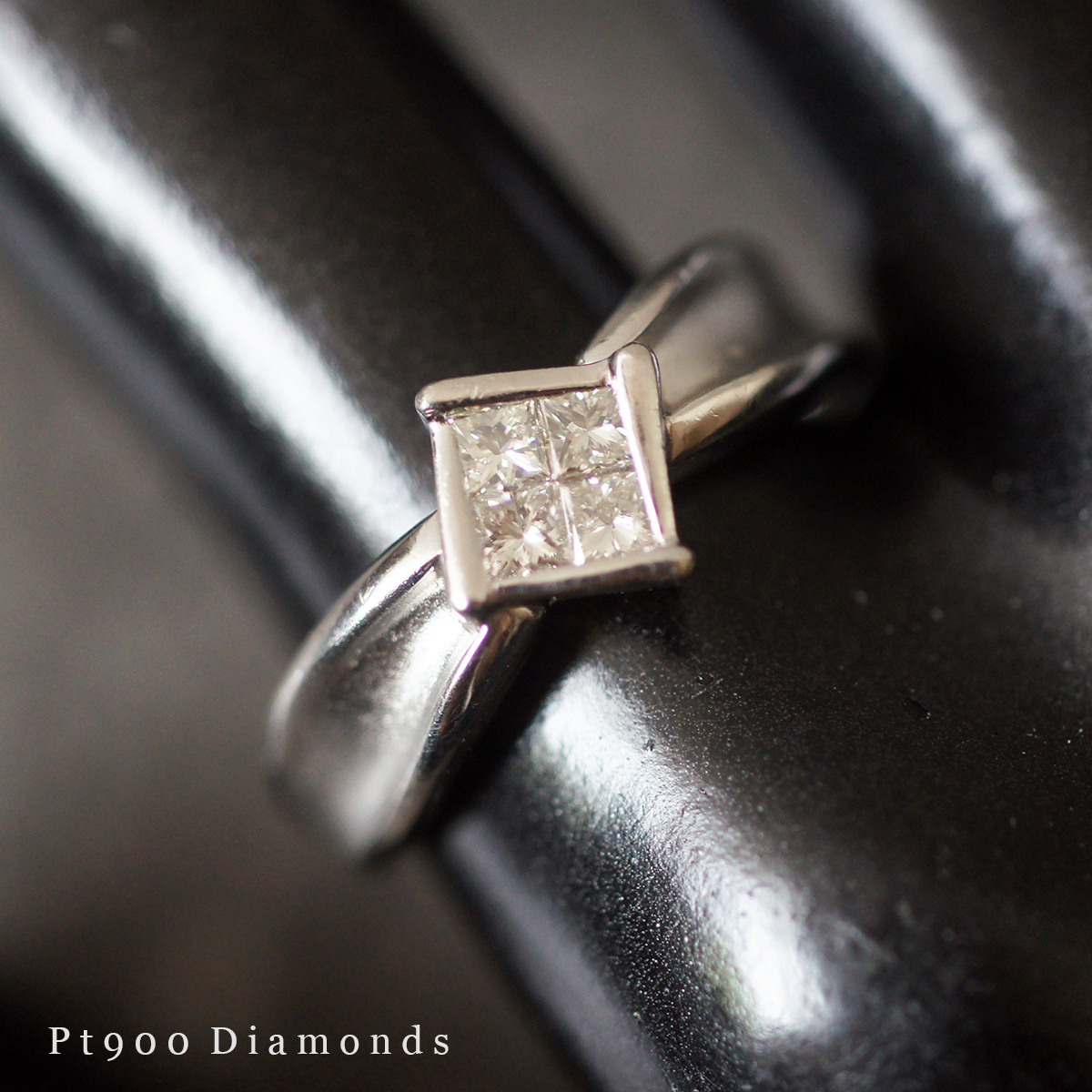 レディース ハイクオリティ ダイヤリング 【D1.22ct】PT900 6.1g ♯11 ...