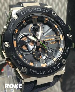 新品 G-SHOCK Gショック ジーショック G-STEEL Gスチール Bluetooth モバイルリンク機能 カシオ CASIO アナログ 腕時計 ソーラー 