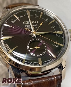 新品 セイコー SEIKO 日本製 自動巻き腕時計 PRESAGE プレザージュ 自動巻き バックスケルトン パープル メイドインジャパン SSA393J1