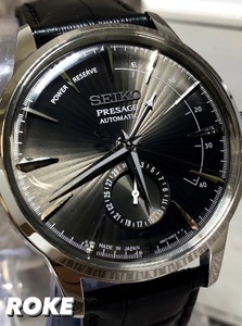 新品 セイコー SEIKO 日本製 自動巻き腕時計 PRESAGE プレザージュ 自動巻き バックスケルトン ブラック メイドインジャパン ssa345j1
