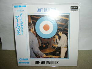 名手故Jon Lord参加　The Artwoods 唯一の作品　隠れ名盤「Art Gallery」拡大版26曲入紙ジャケット仕様国内盤　未開封新品。