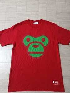 サイズ：M　美品　初期 ベビーマイロ プリント Tシャツ baby milo a bating ape アベイシングエイプ　