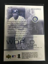 2001 Upper Deck #WT-7 Ichiro Rookie Year MLB Seattle Mariners イチロー ルーキー RC シアトル・マリナーズ 鈴木一郎 検：大谷翔平_画像2