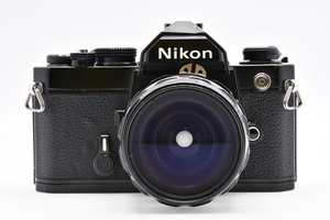 Nikon FM + AI改 NIKKOR-H Auto 28mm F3.5 フィルムカメラ MF一眼レフ 広角単焦点 レンズセット ニコン ■01661