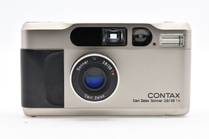 CONTAX T2 / Carl Zeiss Sonnar 38mm F2.8 T* チタンシルバー フィルムカメラ AFコンパクトカメラ コンタックス ■02005