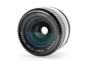Nikon AI-S NIKKOR 28mm F2.8 Fマウント 広角単焦点 MF一眼レフ用 交換レンズ ニコン ■02000