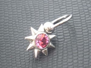  price cut * earrings hole OK18G ring jewel & corn II pink GQ