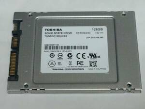 TOSHIBA THNSNF128GCSS 128GB 2.5 SSD 1501回～/13001時間～