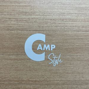 140. 【送料無料】CAMP Style カッティングステッカー キャンプ アウトドア CAMP 【新品】