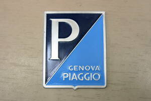 ベスパ VESPA ロゴ トップマーク PIAGGIO ピアジオマーク 四角マーク Pマーク 新品 エンブレム