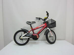 幼児子供子供用自転車　SPALDING 赤色と黒色