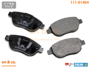 PEUGEOT Peugeot 207 A75F04 for front brake pad 