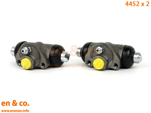 FIAT Fiat Panda 141B3 for rear brake wheel cylinder left right set ( groove cut . have type )