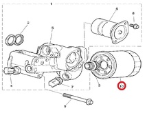 JAGUAR ジャガー XF J05HA用 オイルフィルター_画像2