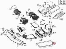 ベンツ Cクラスステーションワゴン(W205) 205214C用 エアフィルター Mercedes-Benz メルセデス・ベンツ_画像2