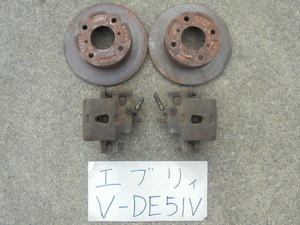  Every 9 year V-DE51V front caliper front rotor left right 