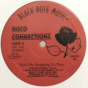 12” ★ Risco Connections - Ain't No Stopping Us Now ★ オルガンバー サバービア フリーソウル kiyo koco muro funk45 レコード