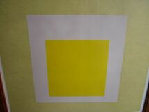 ドイツ Josef Albers ヨゼフ・アルバース 抽象画 ポスター 50×70 構成主義/バウハウス/コルビジェ/アアルト/ウェグナー_画像6
