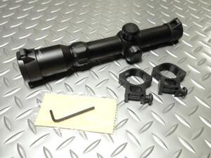 ☆1-4x24 Tactical Scope☆スコープ フリップアップカバー マウント