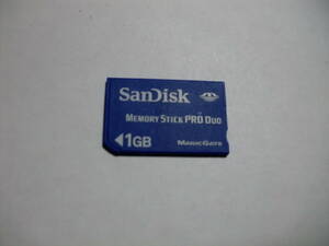 1GB　SanDisk　フォーマット済み メモリースティックプロデュオ memory stick PRO duo　送料63円～