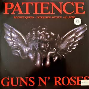 美盤　Guns N' Roses　ガンズ・アンド・ローゼズ　Patience　UK盤 12” シングルレコード 　：　RSO MI 3032