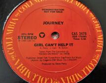 美盤　JOURNEY　ジャーニー　Girl Can't Help It 　US盤 貴重盤 12” シングルレコード　_画像3