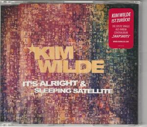 美盤　KIM WILDE　キム・ワイルド 　It's Alright & Sleeping Satellite　ドイツ盤 CDシングル
