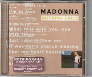 MADONNA　マドンナ　Nothing Fails　オーストラリア盤 マキシCDシングル