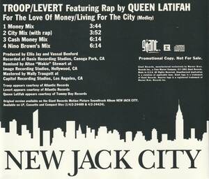 Troop / Levert Featuring Rap By Queen Latifah　-　For The Love Of Money / Living For The City (Medley)　US盤 CDシングル