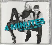 新品　MADONNA　マドンナ　 4 Minutes　オーストラリア盤 CDシングル　：　Justin Timberlake 　 Timbaland_画像1