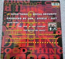 Fine Young Cannibals　ファイン・ヤング・カニバルズ　Good Thing　UK盤 限定10”シングルレコード（Double Groove Disc）_画像2