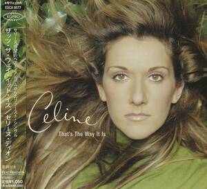 美盤　CELINE DION　セリーヌ・ディオン　That's The Way It Is　国内盤 貴重盤 CDシングル