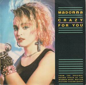 MADONNA　マドンナ　CRAZY FOR YOU　スペイン盤 ７”シングルレコード　