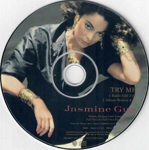 Jasmine Guy　ジャスミンガイ 　Try Me 　1990年 US盤 貴重盤 ピクチャーCDシングル