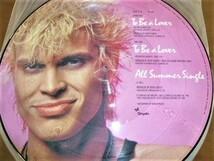 Billy Idol　ビリー・アイドル　To Be A Lover　UK盤 限定盤 ピクチャーディスク 12”シングルレコード_画像1